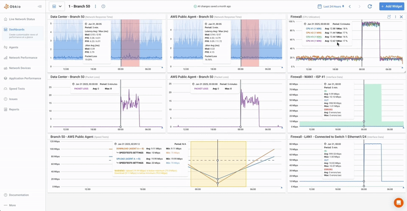 Obkio Packet Loss Monitoring tool - Onboarding Wizard