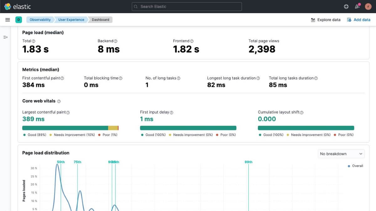 elastic observability cloud network monitoring tools screenshot 1 elastic observability cloud network monitoring tools screenshot 1