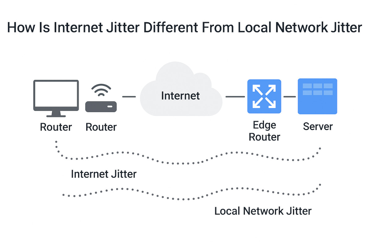 what is internet jitter vs. network jitter