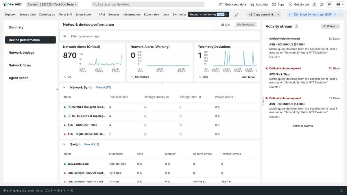 new relic cloud network monitoring tools screenshot 3 new relic cloud network monitoring tools screenshot 3