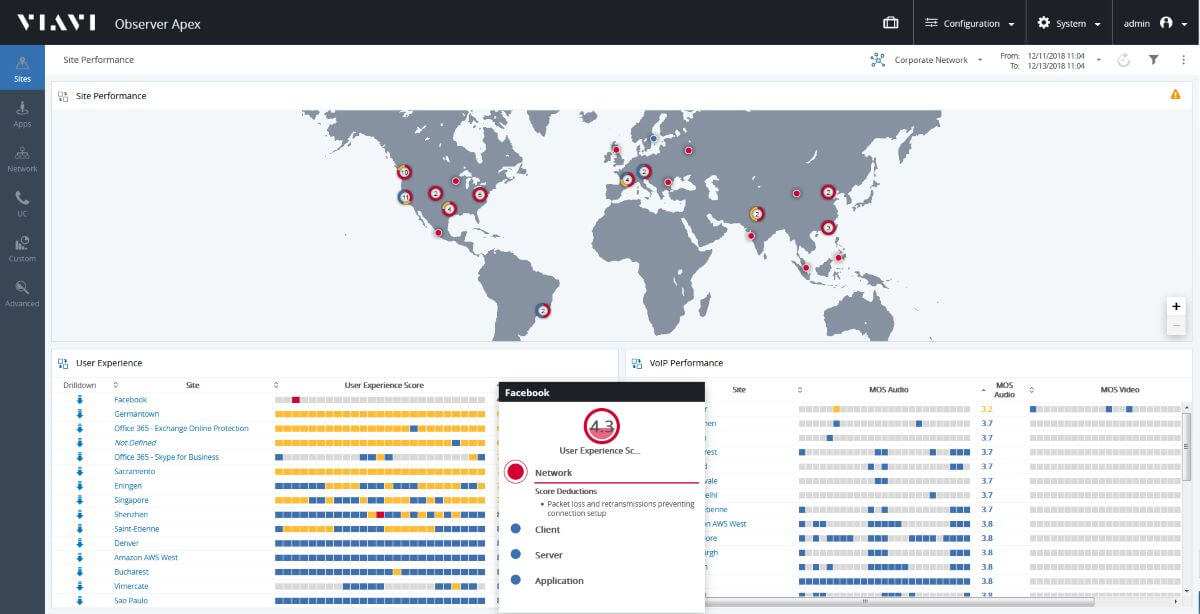 viavi cloud network monitoring tools screenshot 1 viavi cloud network monitoring tools screenshot 1