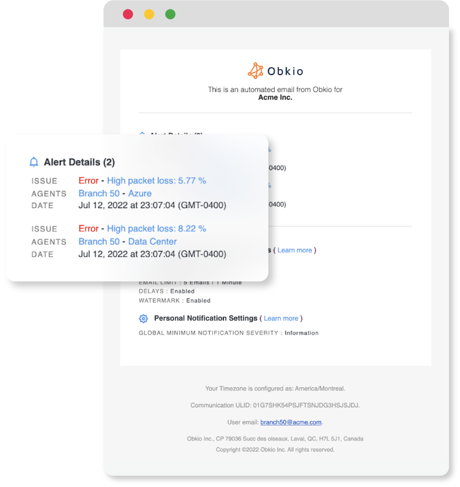 Obkio OpenNMS Alternative - Onboarding Wizard