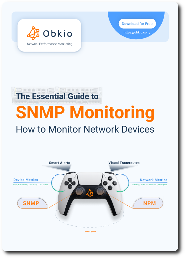 Hero Image - Obkio snmp monitoring guide guide